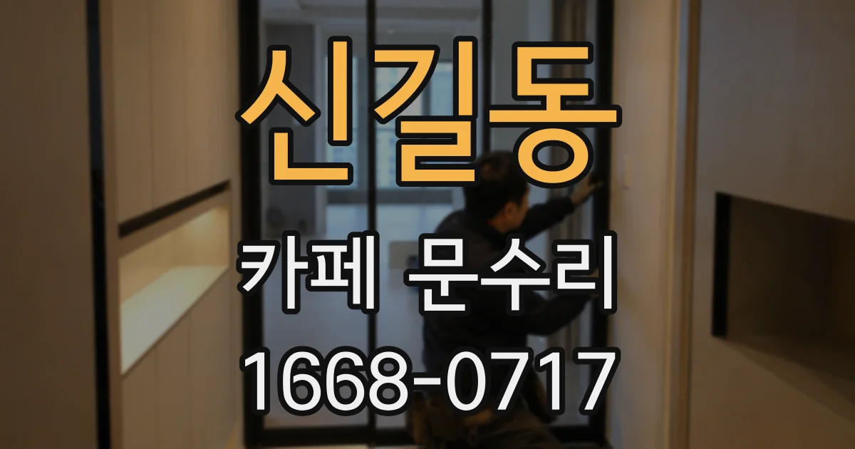 신길동 카페 문수리