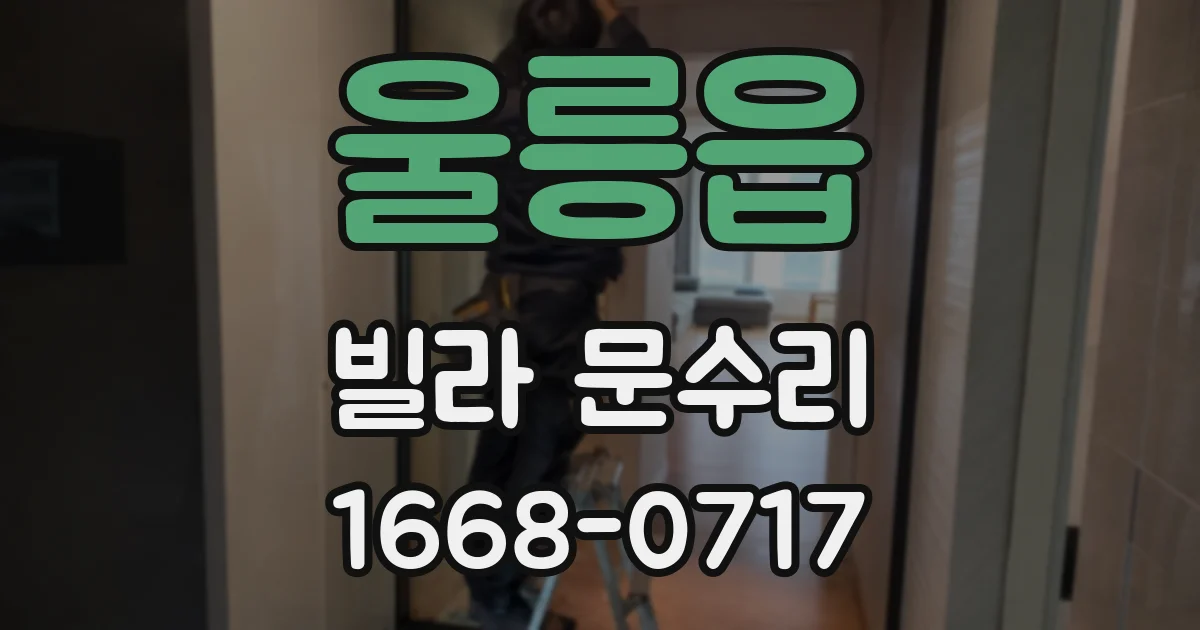 울릉읍 빌라 문수리