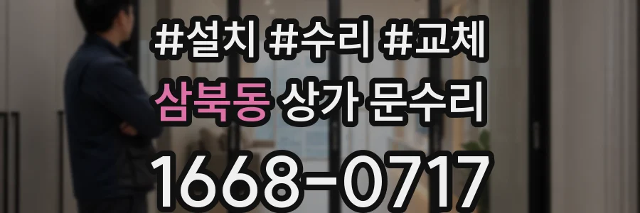 삼북동 상가 문수리