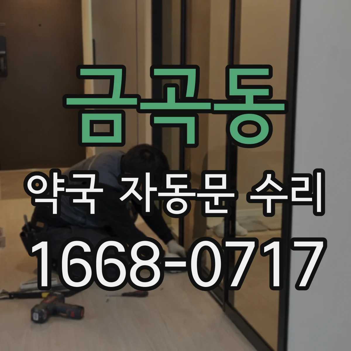 금곡동 약국 자동문 수리