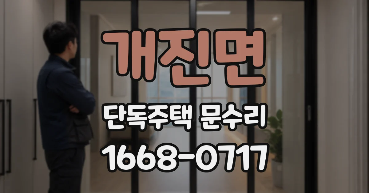 개진면 단독주택 문수리