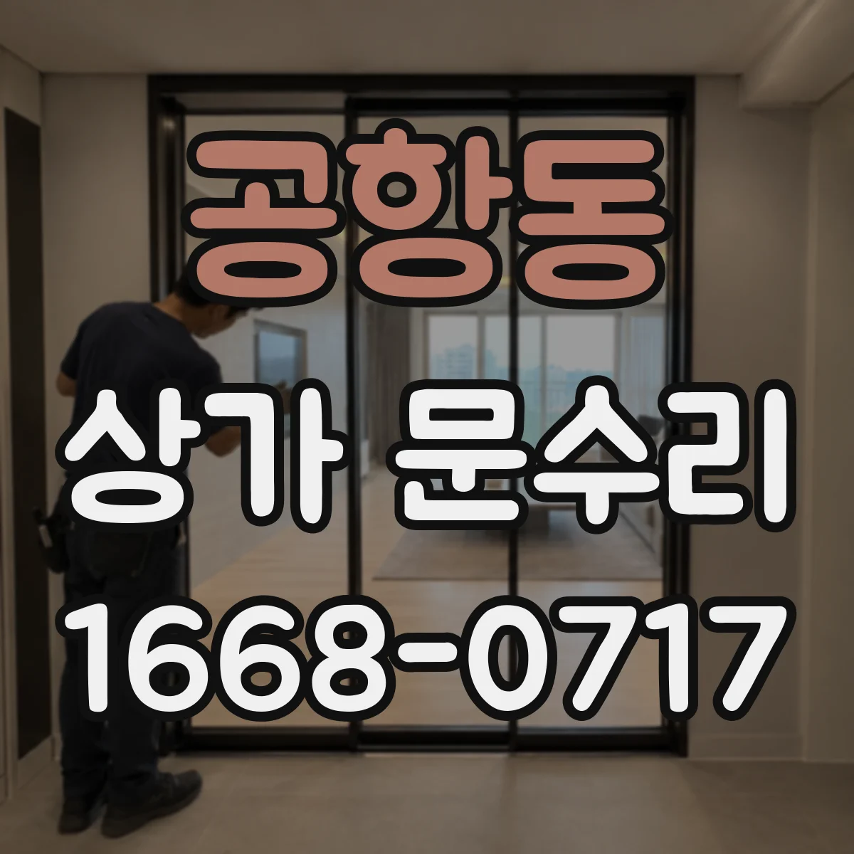 공항동 상가 문수리
