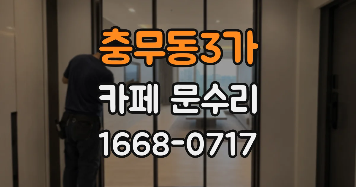 충무동3가 카페 문수리