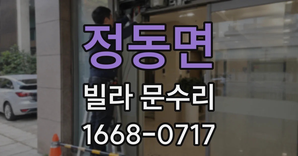정동면 빌라 문수리