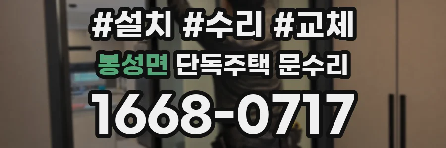 봉성면 단독주택 문수리