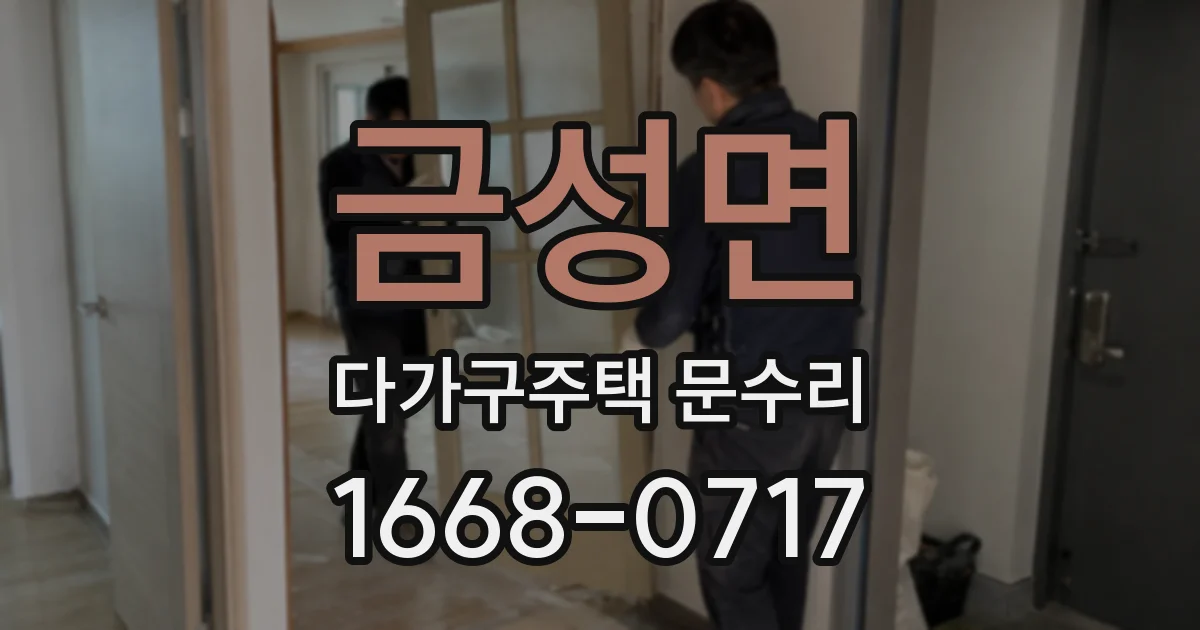 금성면 다가구주택 문수리