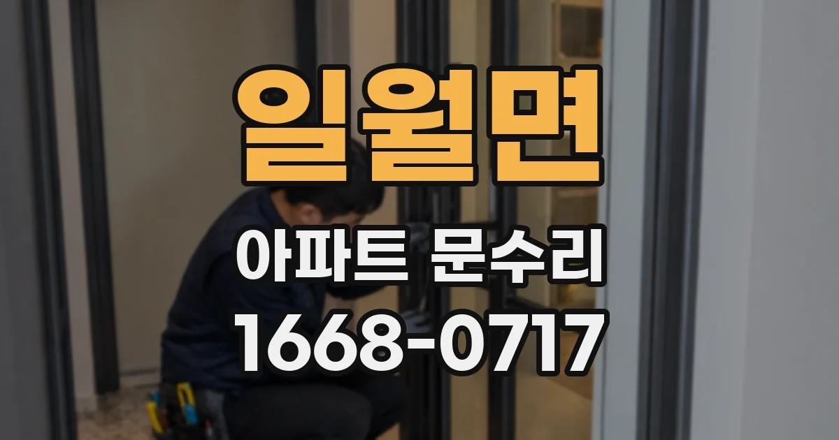 일월면 아파트 문수리