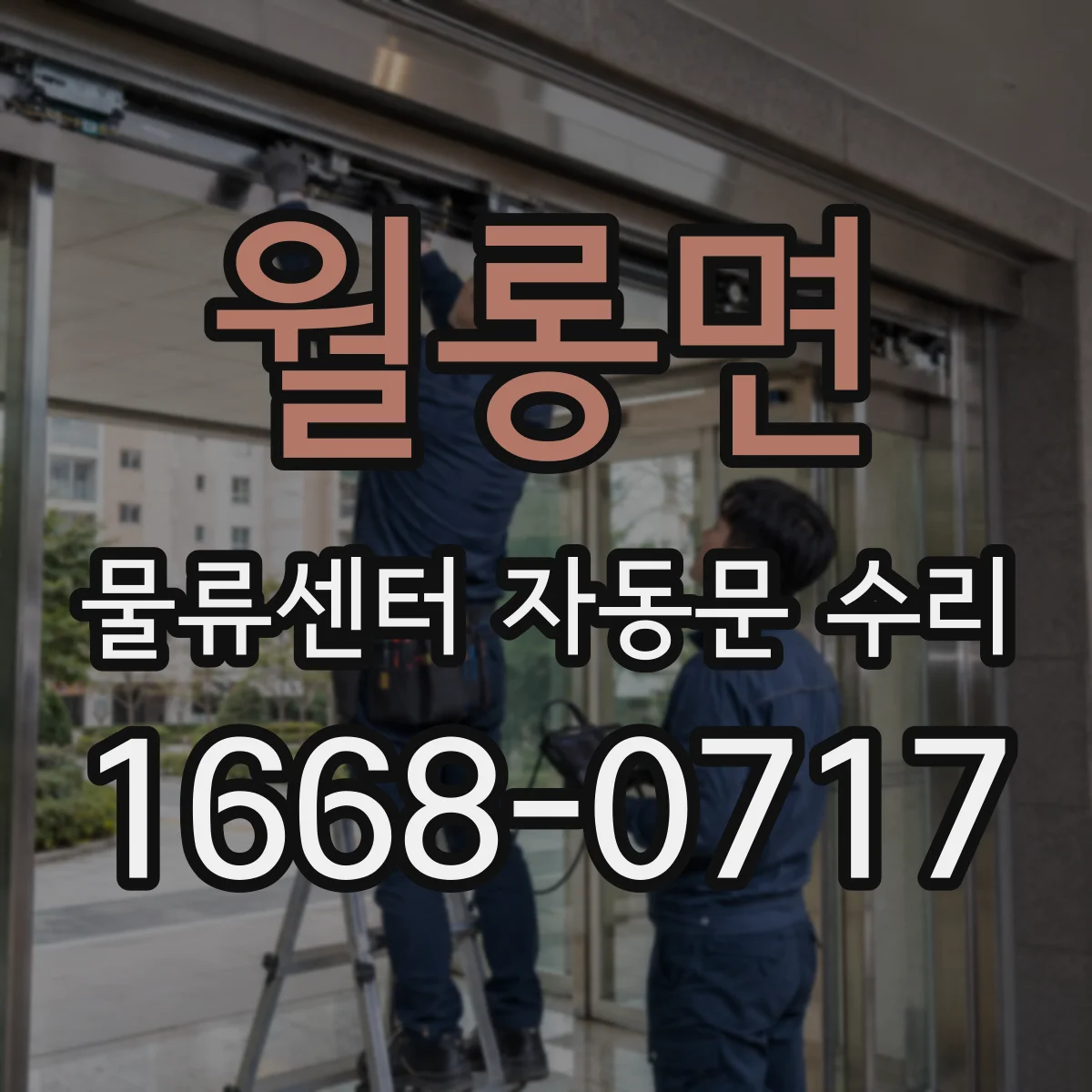 월롱면 물류센터 자동문 수리