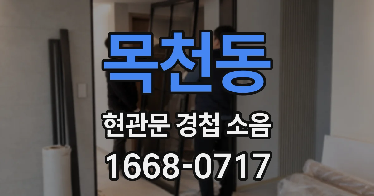 목천동 현관문 경첩 소음