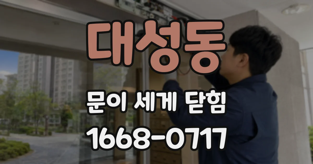 대성동 문이 세게 닫힘