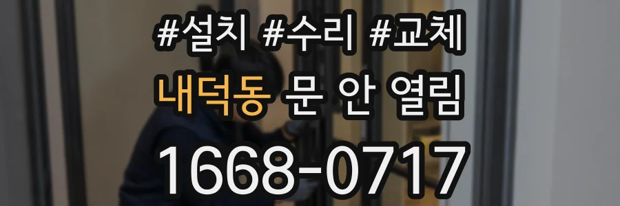 내덕동 문 안 열림