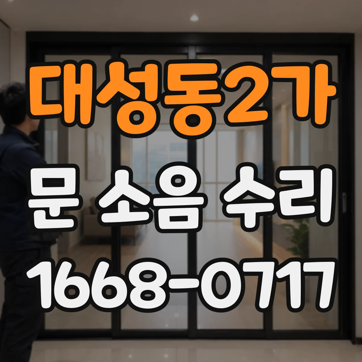 대성동2가 문 소음 수리