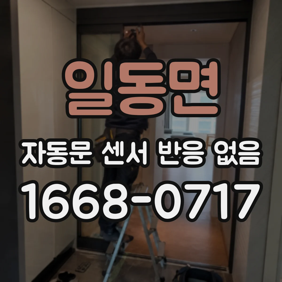 일동면 자동문 센서 반응 없음