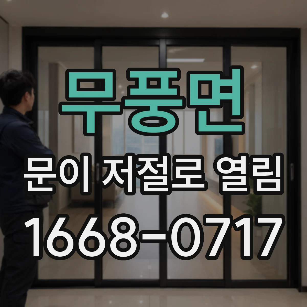 무풍면 문이 저절로 열림