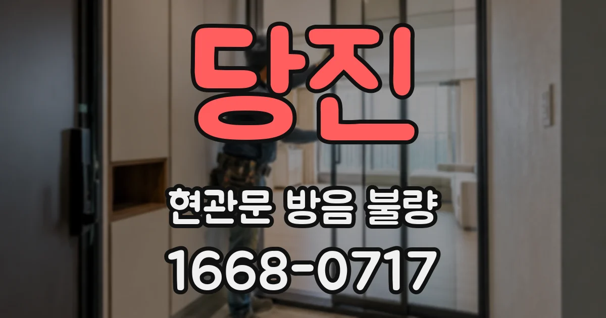 당진 현관문 방음 불량