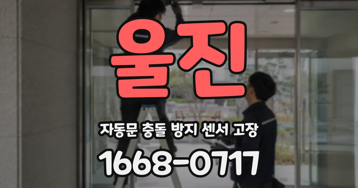 울진 자동문 충돌 방지 센서 고장