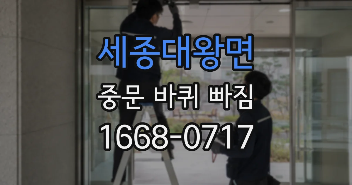 세종대왕면 중문 바퀴 빠짐