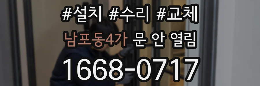 남포동4가 문 안 열림