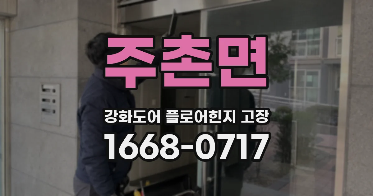 주촌면 강화도어 플로어힌지 고장
