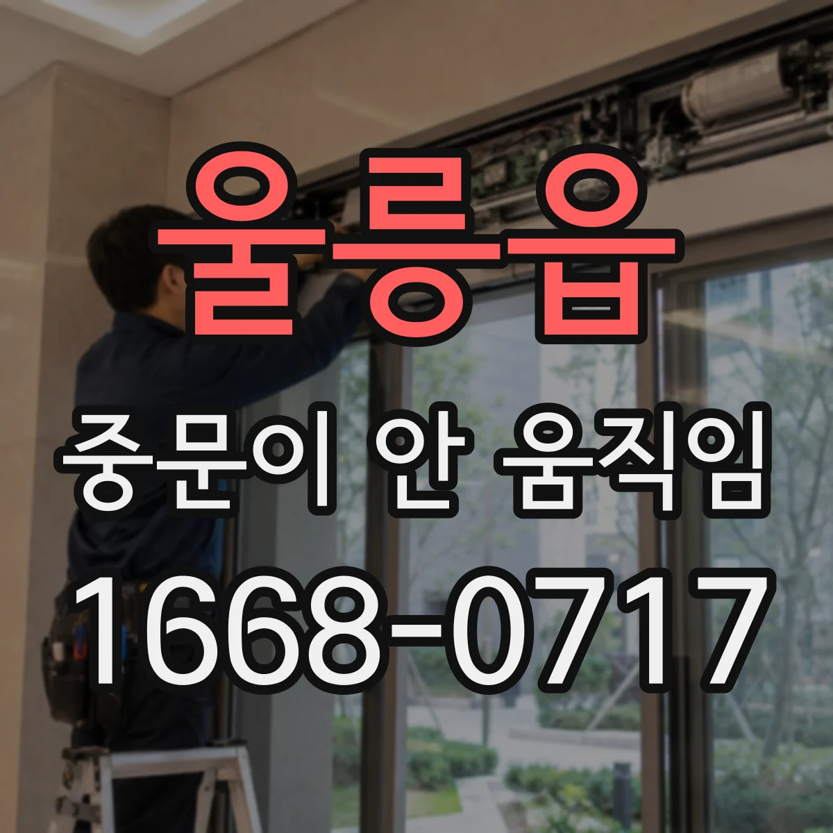 울릉읍 중문이 안 움직임