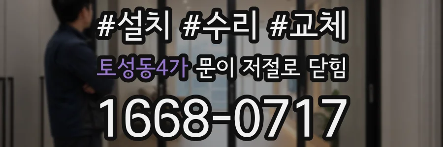 토성동4가 문이 저절로 닫힘