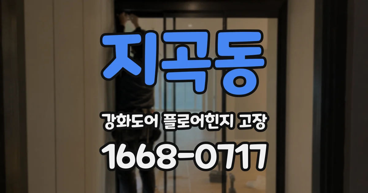 지곡동 강화도어 플로어힌지 고장