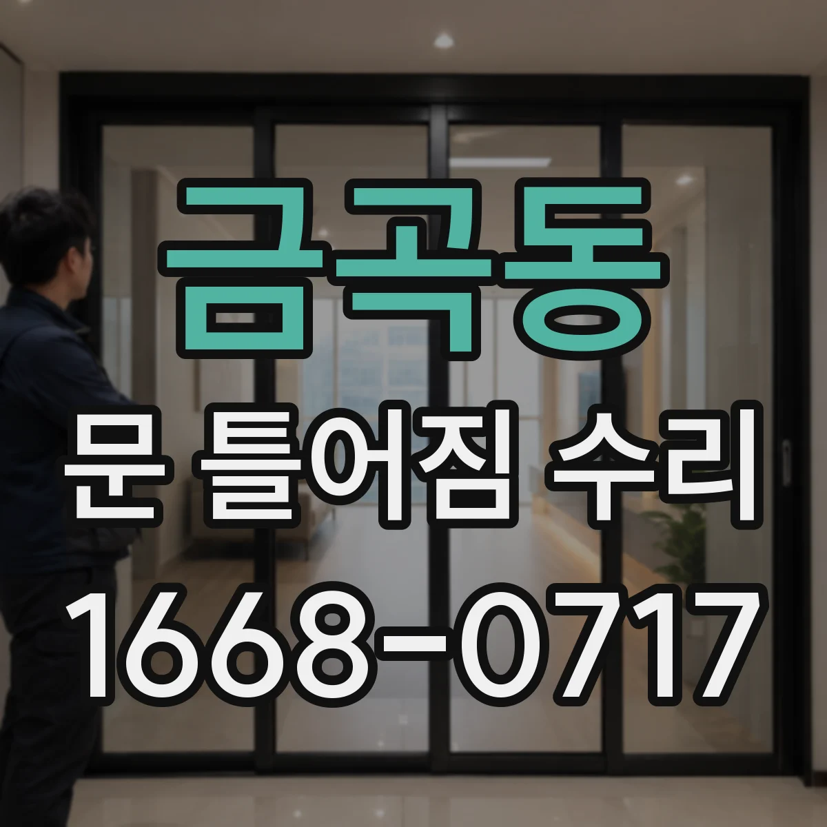 금곡동 문 틀어짐 수리
