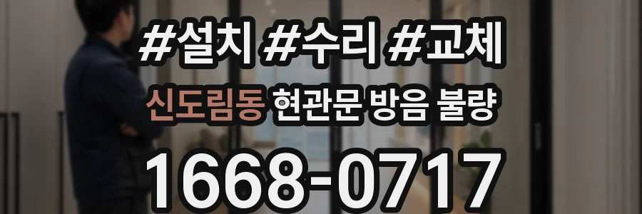 신도림동 현관문 방음 불량