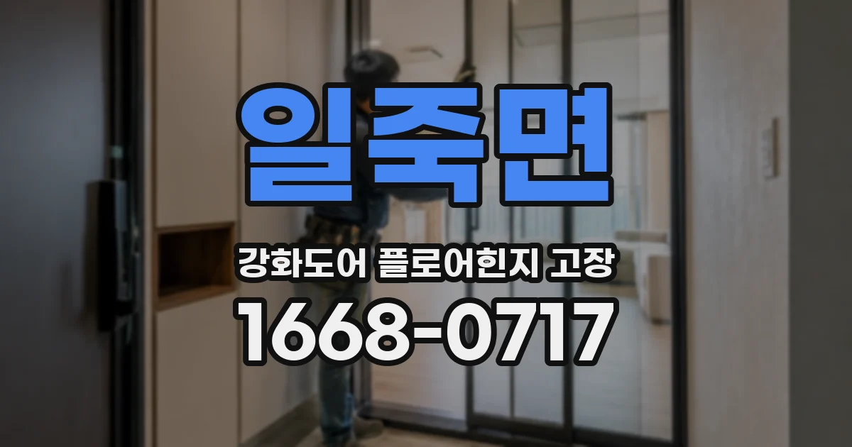 일죽면 강화도어 플로어힌지 고장