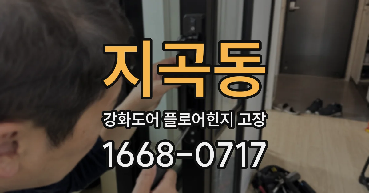 지곡동 강화도어 플로어힌지 고장