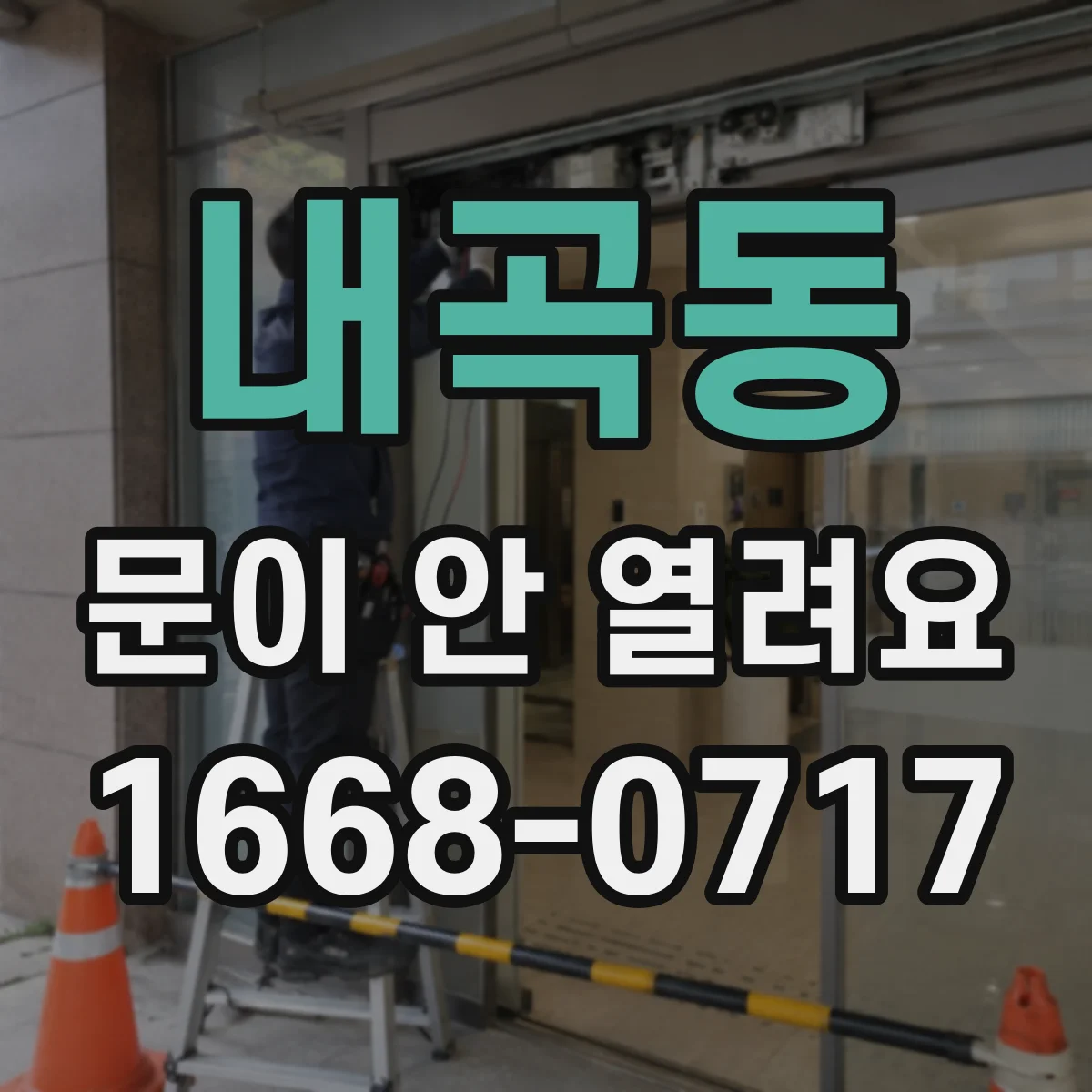 내곡동 문이 안 열려요