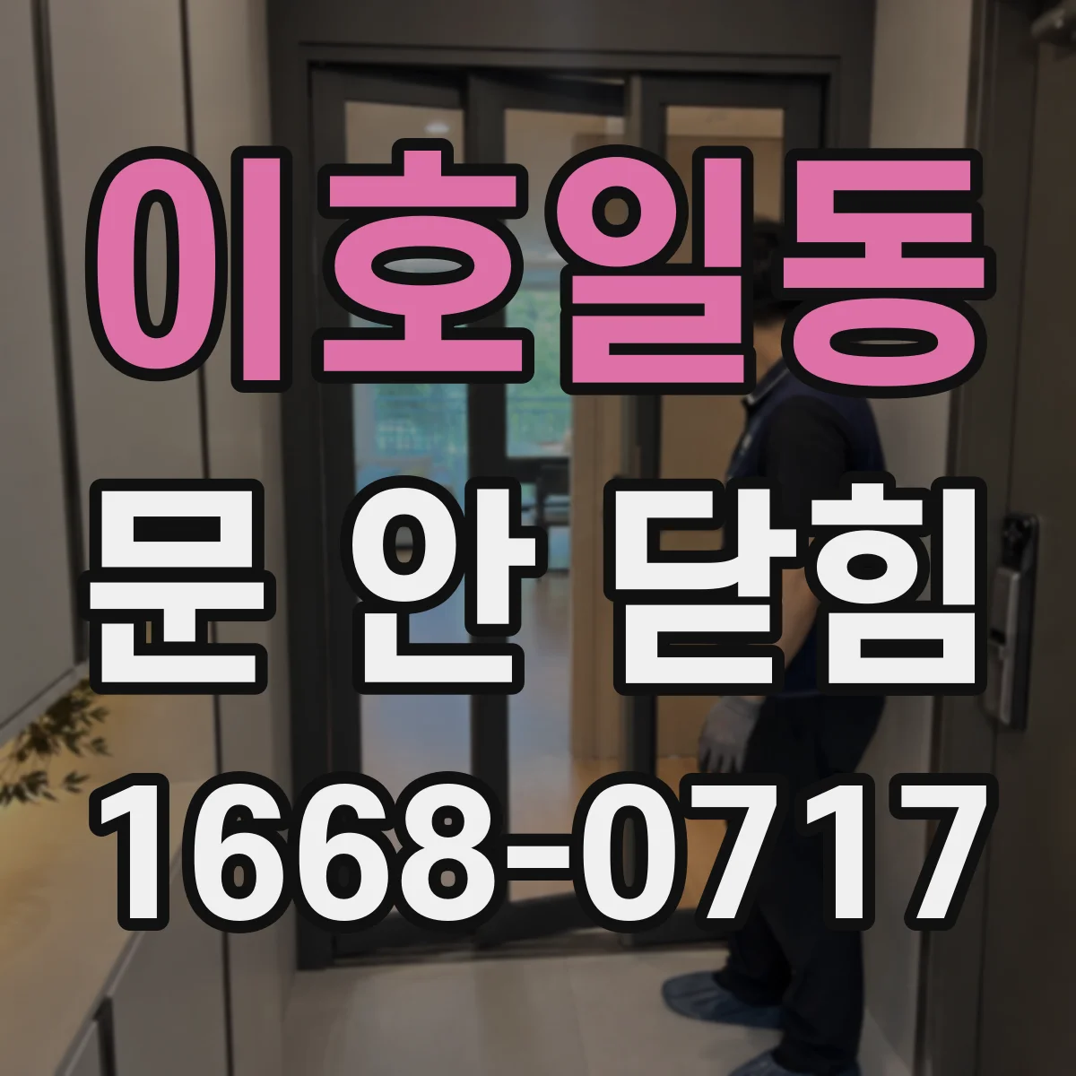 이호일동 문 안 닫힘