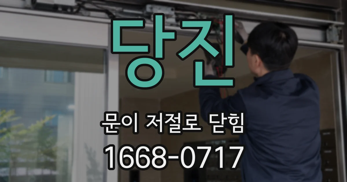 당진 문이 저절로 닫힘