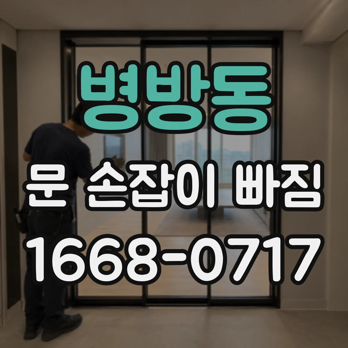병방동 문 손잡이 빠짐