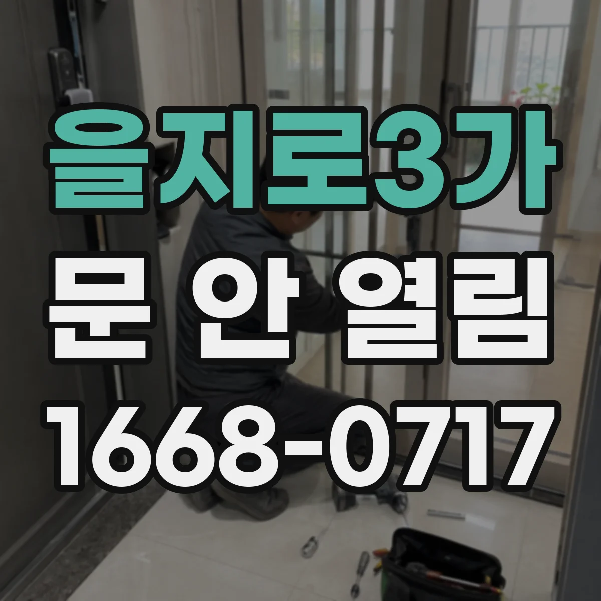 을지로3가 문 안 열림