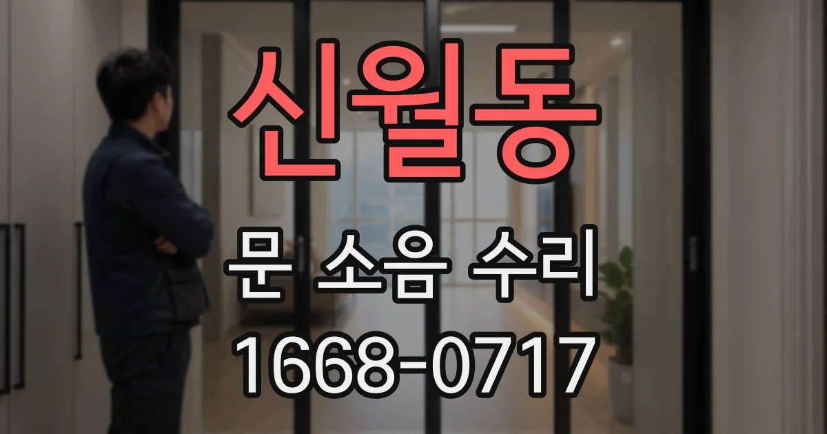 신월동 문 소음 수리