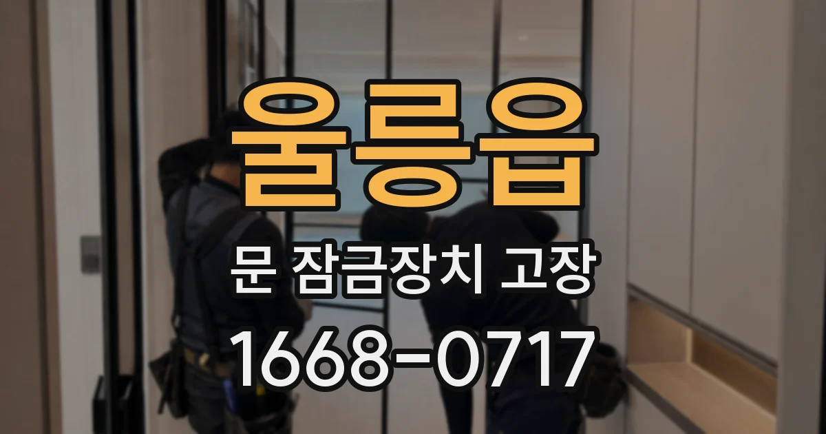 울릉읍 문 잠금장치 고장