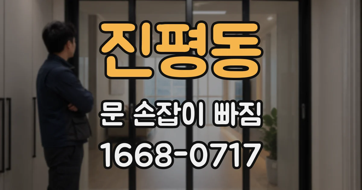 진평동 문 손잡이 빠짐