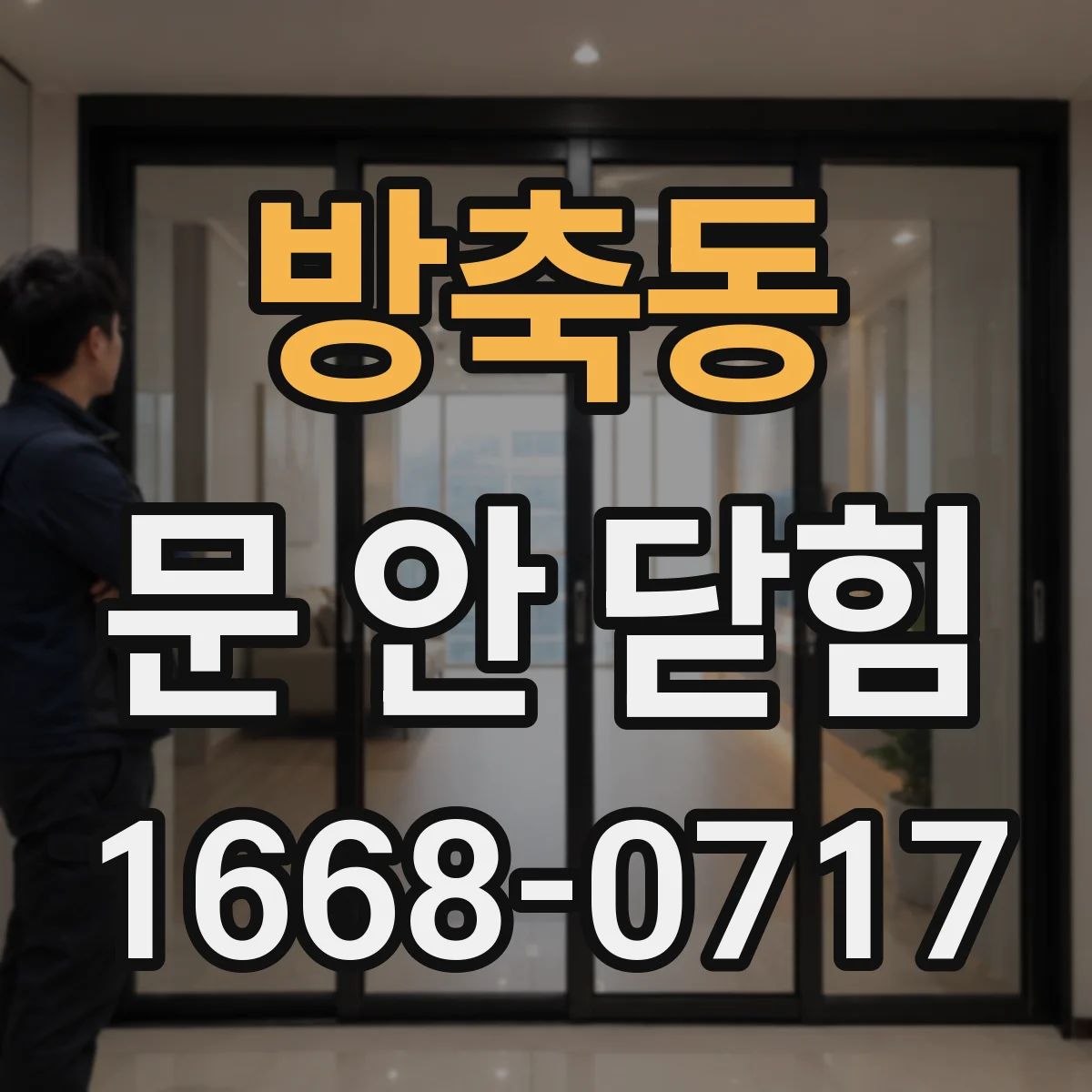 방축동 문 안 닫힘