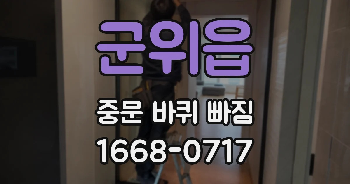 군위읍 중문 바퀴 빠짐