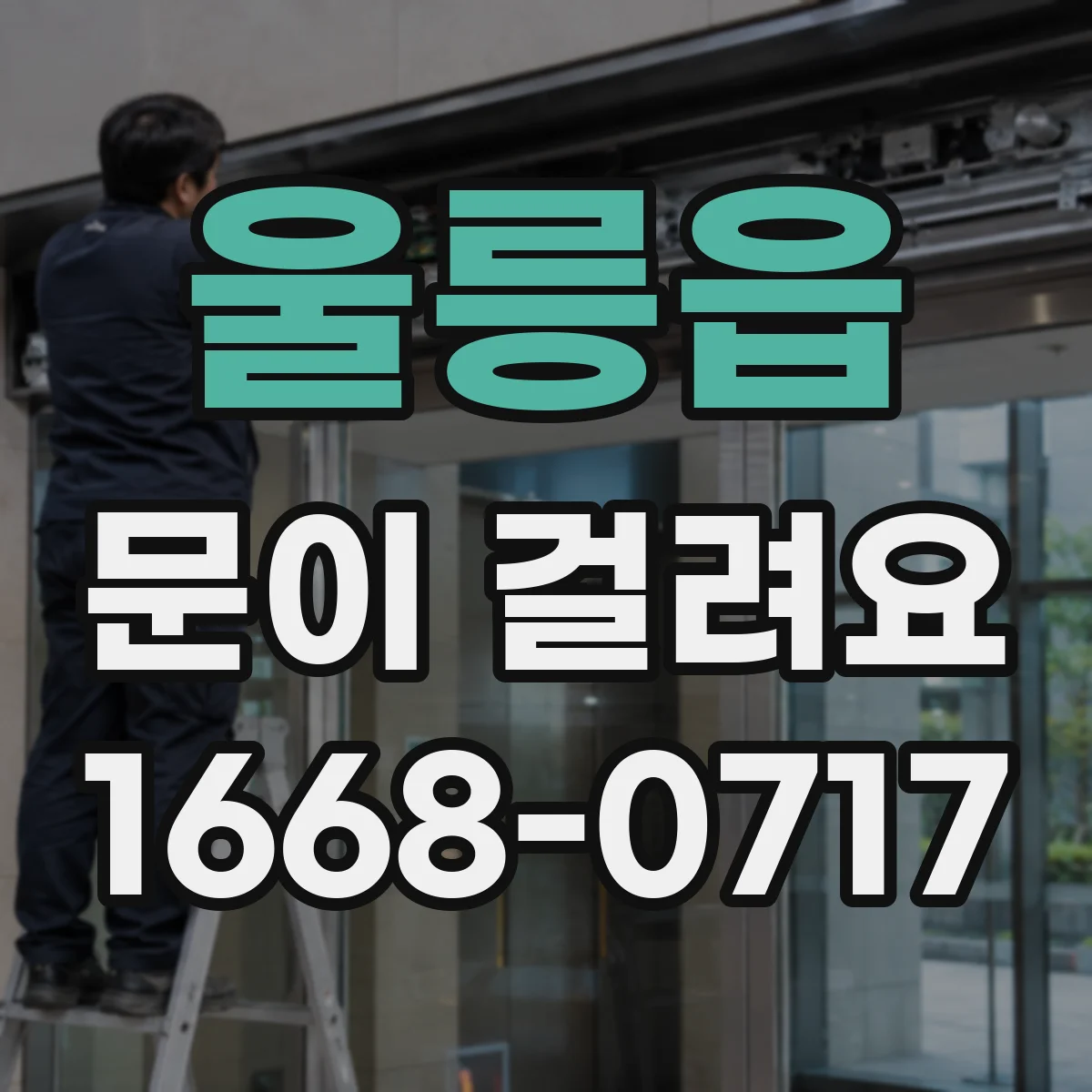 울릉읍 문이 걸려요