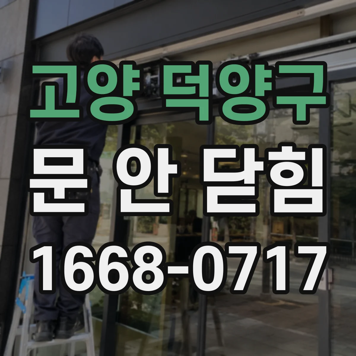 고양 덕양구 문 안 닫힘