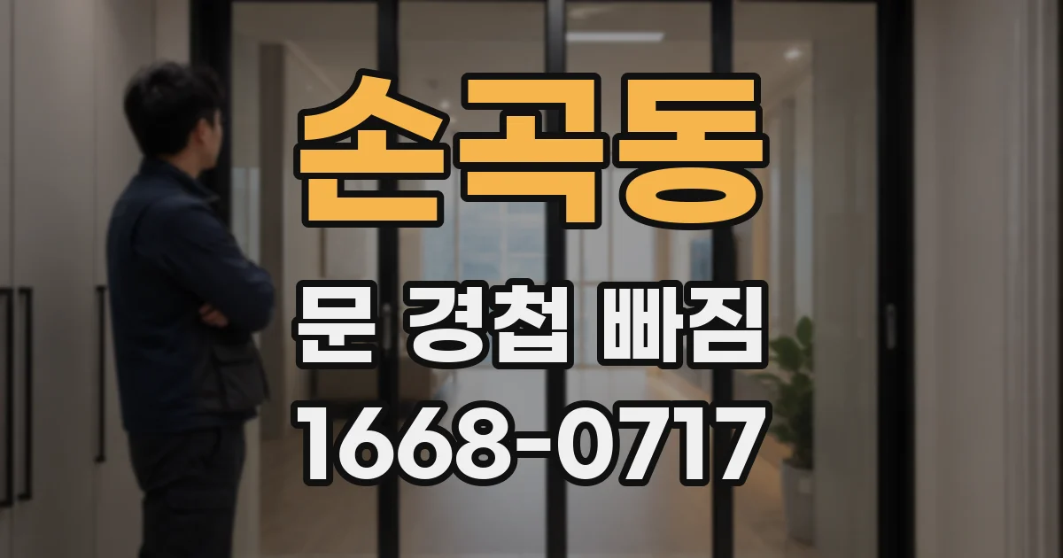 손곡동 문 경첩 빠짐