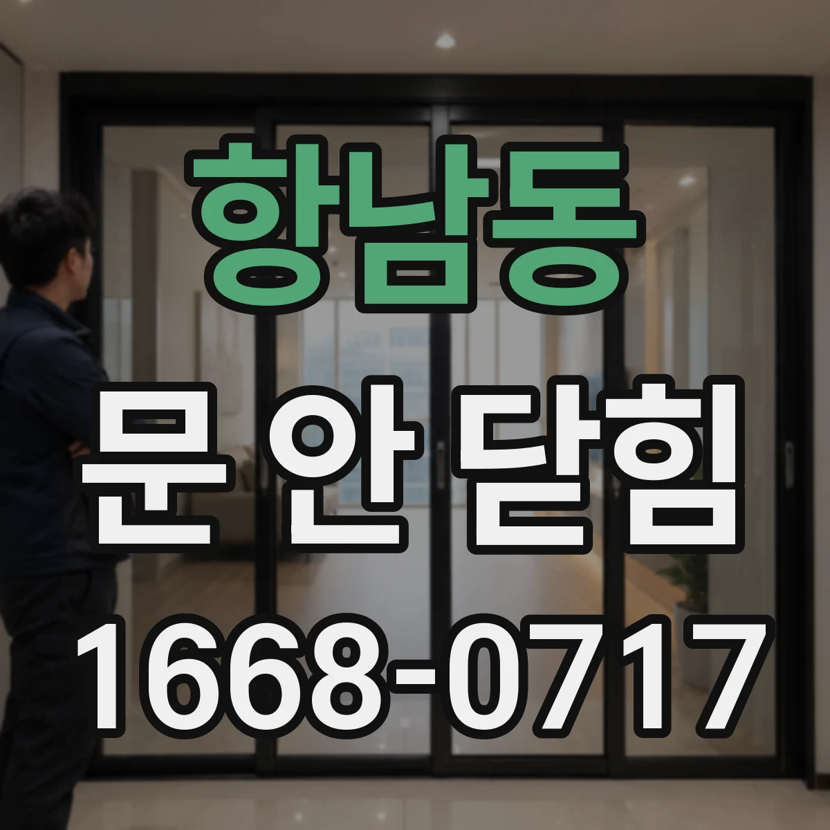 항남동 문 안 닫힘