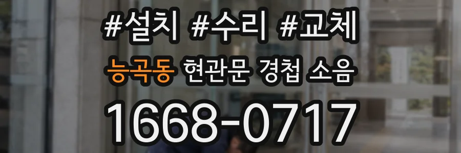 능곡동 현관문 경첩 소음