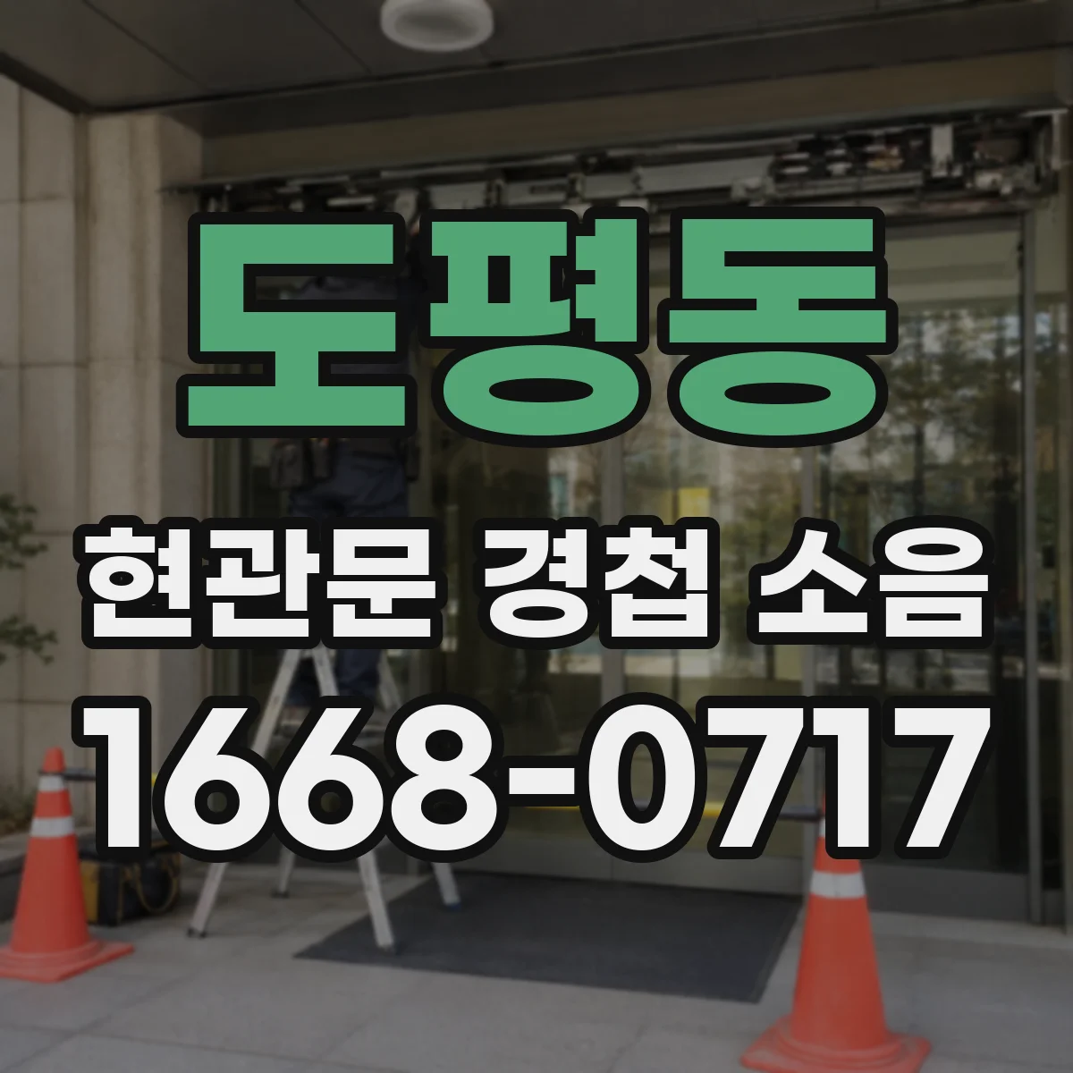 도평동 현관문 경첩 소음