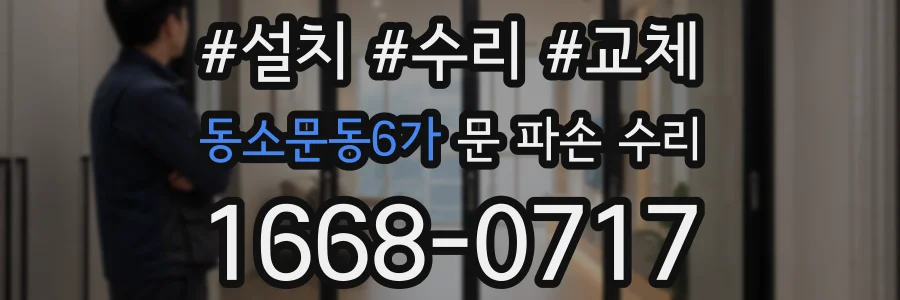 동소문동6가 문 파손 수리