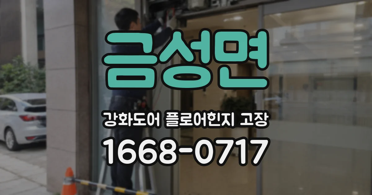금성면 강화도어 플로어힌지 고장