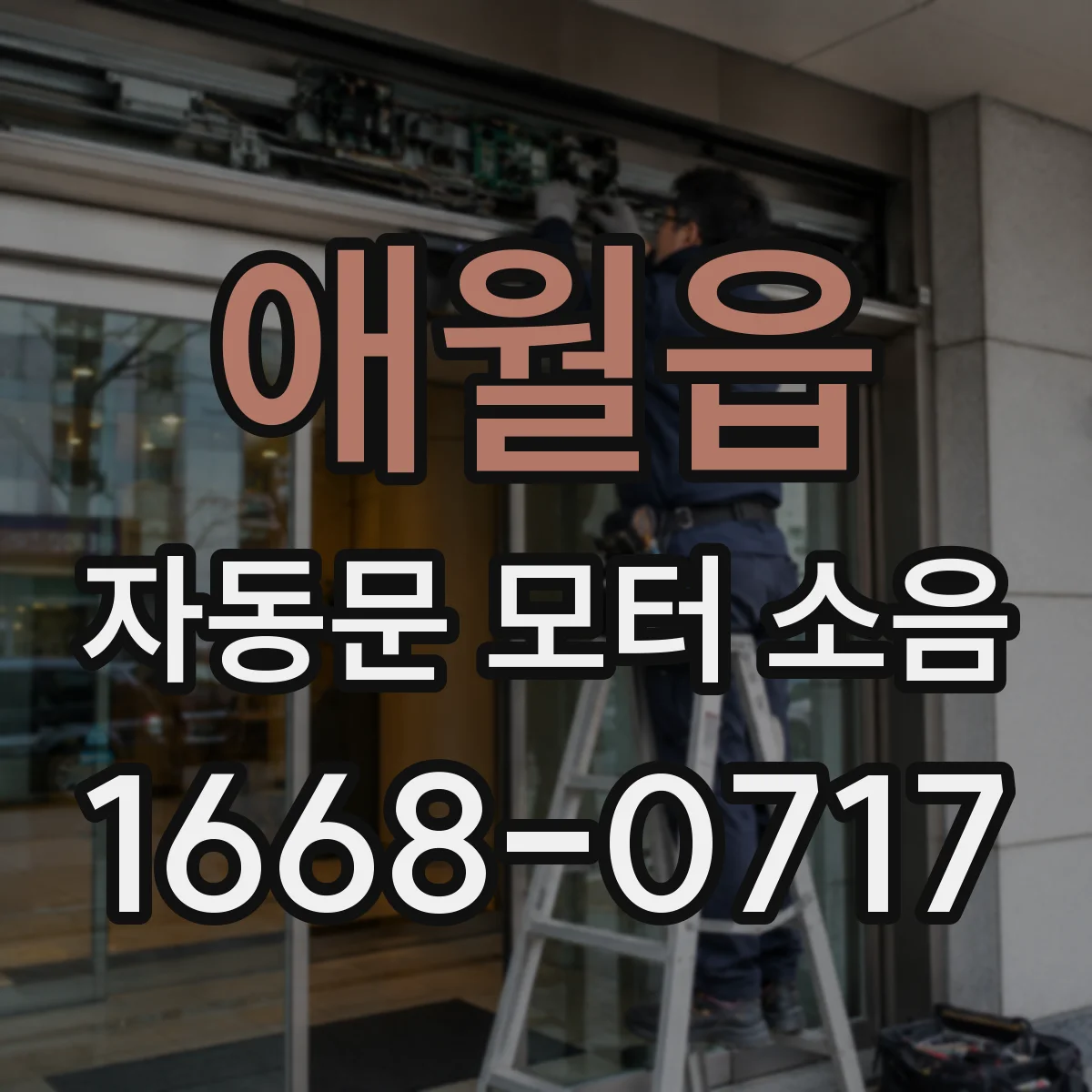 애월읍 자동문 모터 소음