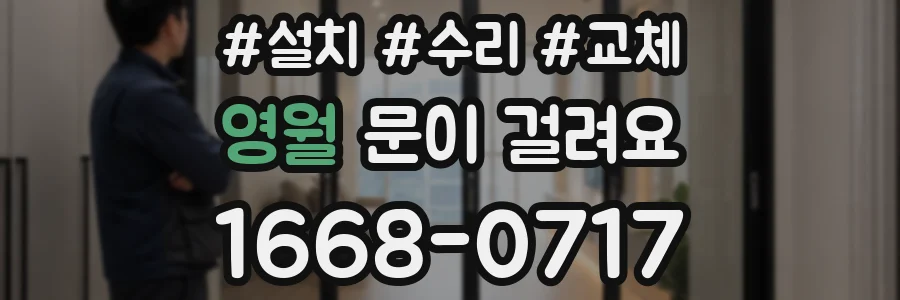 영월 문이 걸려요